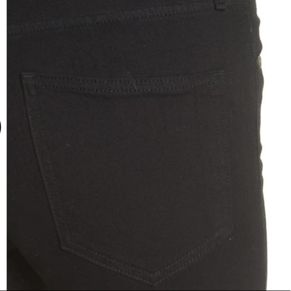 Rag & Bone NWT Bilbury Ankle Cigarette Metallic Hem Jean Size 25 Black/Gold - Picture 6 of 14